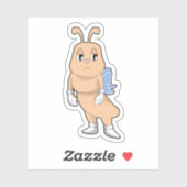 Sticker Papillon sans ailes (Feuille)