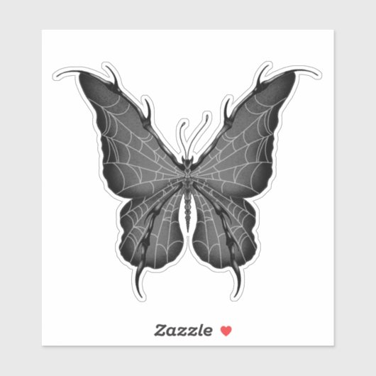 Sticker Papillon Spiderweb (Feuille)