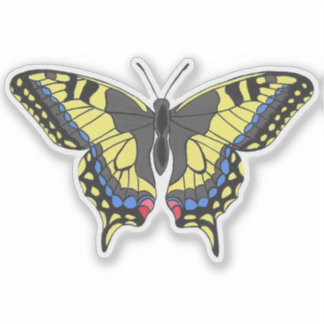 Sticker Papillon Swallowtail
