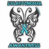 Sticker Papillon/Tribal...Dysautonomia (Devant)