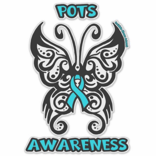 Sticker Papillon/Tribal...POTS (Devant)