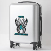 Sticker Papillon/Tribal...POTS (Sur valise)
