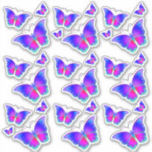 Sticker Papillons colorés (Devant)