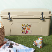 Sticker Papillons (feuille 2 Alphabet des papillons) (Glacière)