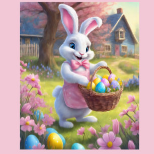 Sticker Pâques Bunny Springtime Vacances joyeuses Amusemen