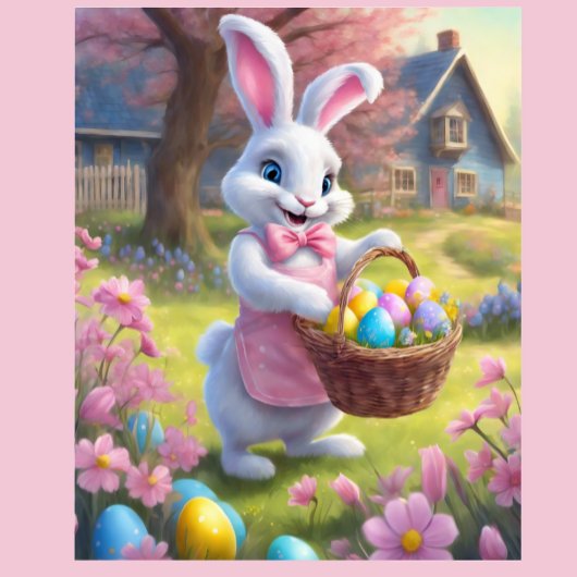 Sticker Pâques Bunny Springtime Vacances joyeuses Amusemen