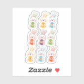 Sticker Pâques, Fantastique Pâques (Feuille)