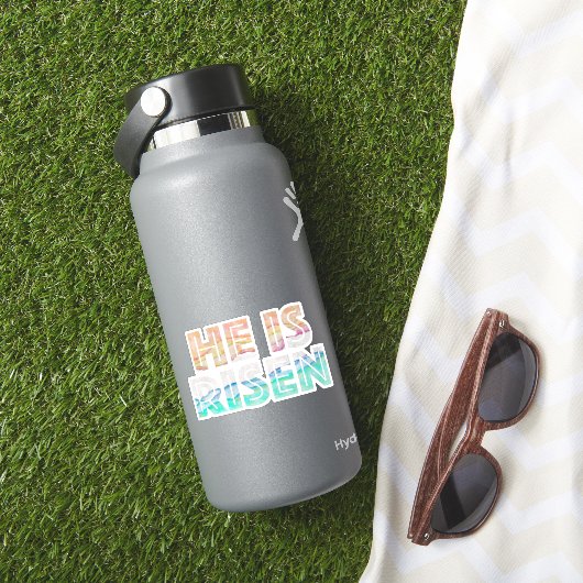 Sticker Pâques - Il est ressuscité (HydroFlask Insitu)