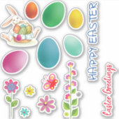 Sticker Pâques mignonnes (Devant)