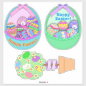 Sticker Pâques | Pâques Topiaire (Feuille)