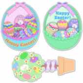 Sticker Pâques | Pâques Topiaire (Devant)