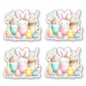Sticker Pâques Traitements Poussins et Oeufs (Devant)