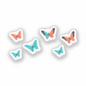 Sticker Paquet de papillons (Recto)