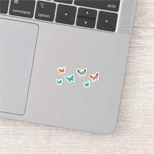 Sticker Paquet de papillons