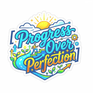 Sticker Par Enseignant Motivationnel Progrès Plutôt que