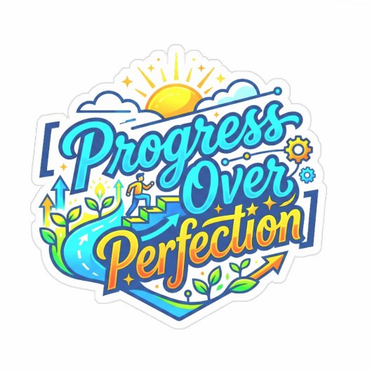 Sticker Par Enseignant Motivationnel | Progrès Plutôt que