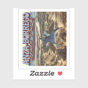 STICKER PARACHUTING - ANZA BORREGO DESERT - CALIFORNIE USA