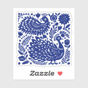 Sticker Paradis du paon