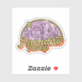 Sticker Paradise Valley, Arizona  (Feuille)