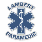Sticker Paramètre EMT EMS personnalisé (Devant)