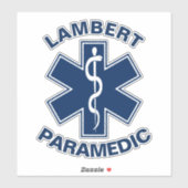 Sticker Paramètre EMT EMS personnalisé (Feuille)