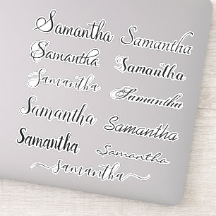 Sticker Paramètre ordinateur portable de script manuscrit 