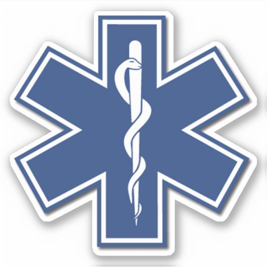 Sticker Paramètres EMS EMT Premiers répondeurs (Devant)