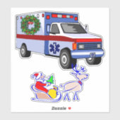 Sticker Paramètres EMS EMT Premiers répondeurs (Feuille)