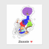 Sticker Parapluie Pinkerton (Feuille)