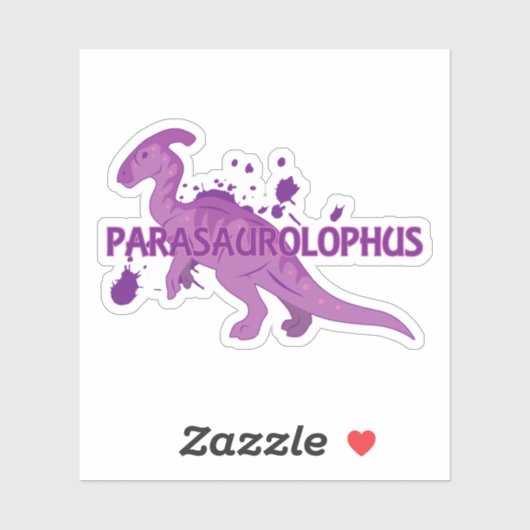 Sticker Parasaurolophus (Feuille)