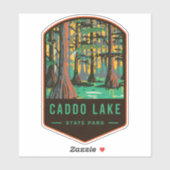 Sticker Parc d'état de Caddo Lake (Feuille)