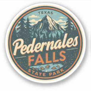 Sticker Parc d'État de Pedernales Falls tri Country Hill t