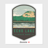 Sticker Parc d'état d'Echo Lake (Feuille)