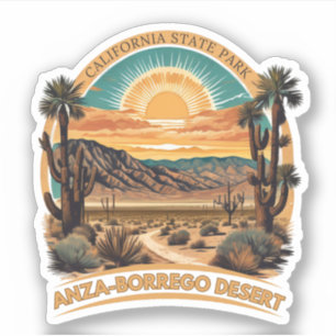 Sticker Parc d'État du désert d'Anza-Borrego Californie