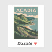 Sticker Parc national Acadia (Feuille)