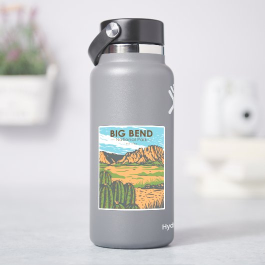 Sticker Parc national Big Bend Vintage (HydroFlask)