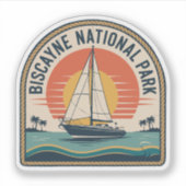 Sticker Parc national de Biscayne : aventure dans les Keys (Devant)