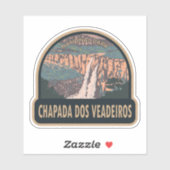 Sticker Parc national de Chapada Dos Veadeiros Brésil Voya (Feuille)