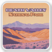 Sticker Parc national de Death Valley Californie Nevada (Devant)