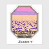 Sticker Parc national de Death Valley Golf du Devil (Feuille)