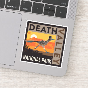 Sticker Parc national de Death Valley   Roadrunner
