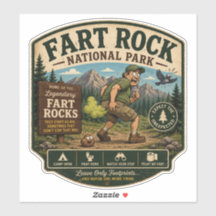 Parc national de Fart Rock Humour de camping drôle
