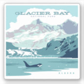 Sticker Parc national de Glacier Bay | Orca (Devant)