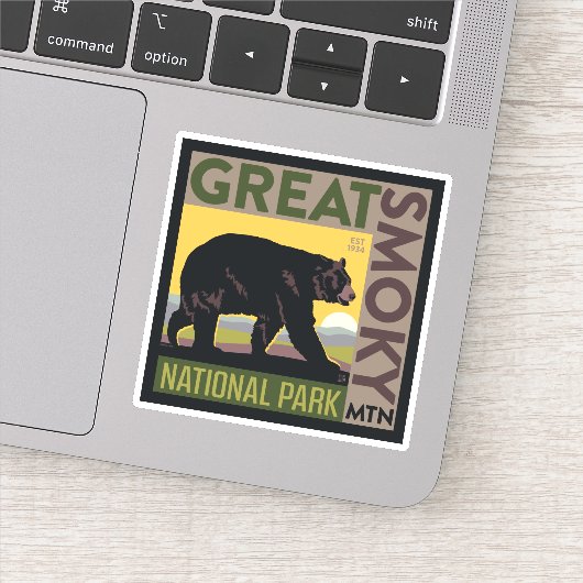 Sticker Parc national de Great Smoky Mountain| Ours (Détail)