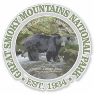 Sticker Parc national de Great Smoky Mountains (ours)