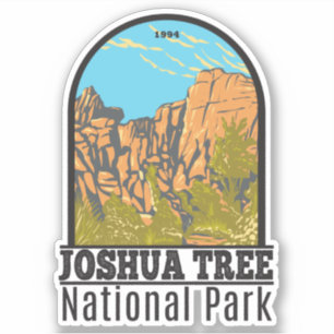 Sticker Parc national de Joshua Tree Le Grand Burrito
