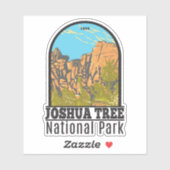 Sticker Parc national de Joshua Tree Le Grand Burrito (Feuille)