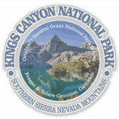 Sticker Parc national de Kings Canyon (Devant)