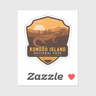 Sticker Parc national de Komodo Island