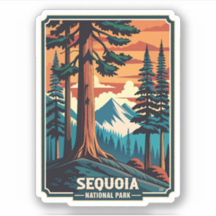 Sticker Parc national de la Sequoia
